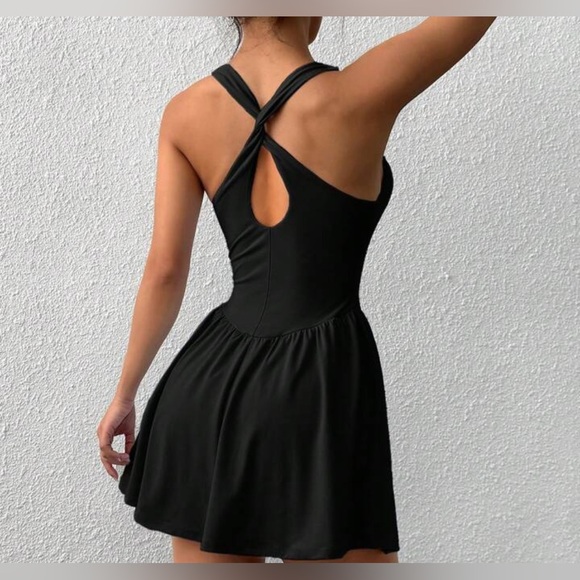 Womens Black Dress inspired by an Eagle Logo - Picture 2 of 4